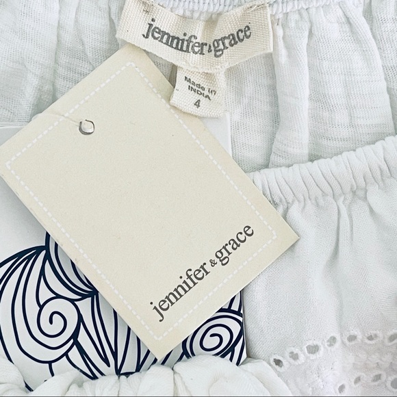 Eyelet Ruffle Neck Top Girl - Picture 9 of 11